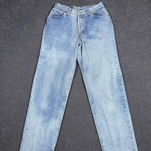 Vintage Levis 501 Jeans Womens 13 Blue Button Fly Made in USA Red Batwing Faded